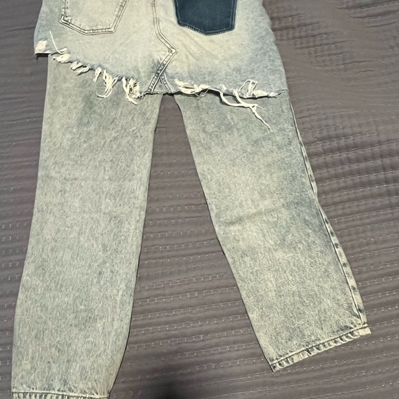 Zara distressed jeans size 4 $159 Rare Find Sold Out Bloggers Fav - Picture 2 of 7